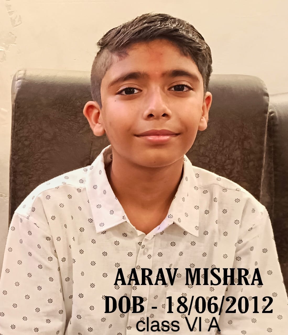 Aarav Mishra (VI-A)